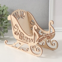 Шкатулка-сани "Узорчатые санки" 21х9х16,5 см (набор 5 деталей) Шкатулка-сани "Узорчатые санки" 21х9х16,5 см (набор 5 деталей)