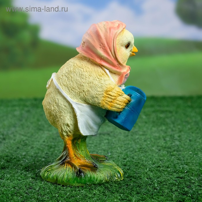 Садовая фигура Садовая фигура "Цыпа-хозяюшка" 8х10х17см