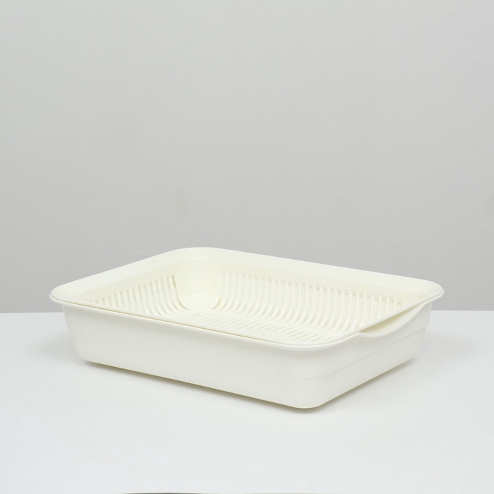 Туалет с сеткой, 35,5х26х7 см, белый Туалет с сеткой, 35,5х26х7 см, белый