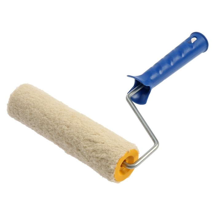 Валик ТУНДРА, натуральный мех, 180 мм, рукоятка d=6 мм, D=42 мм, ворс 12 мм Валик ТУНДРА, натуральный мех, 180 мм, рукоятка d=6 мм, D=42 мм, ворс 12 мм