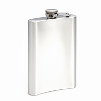Фляжка для алкоголя и воды, 300 мл, нержавеющая сталь, подарочная, армейская, 10 oz
