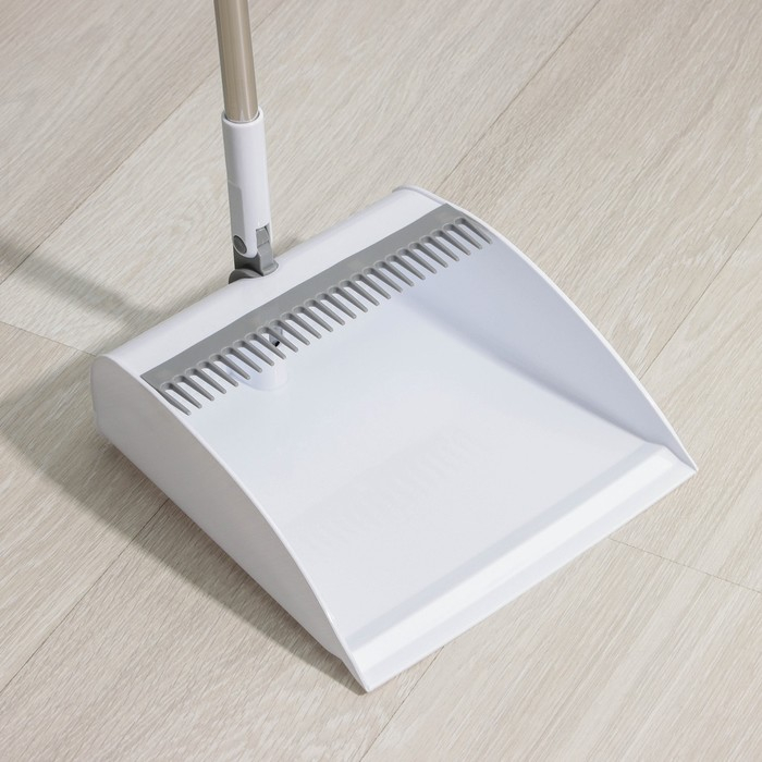 Щётка для пола Raccoon: совок 26&times;25 см, ручка из нержавеющей стали 97 см, щётка 26 см