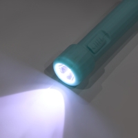 Фонарь ручной аккумуляторный, 1.5 Вт, 400 мАч, 3535LED, 2 режима, IPX2, 10.5 х 3 см,голубой Фонарь ручной аккумуляторный, 1.5 Вт, 400 мАч, 3535LED, 2 режима, IPX2, 10.5 х 3 см,голубой