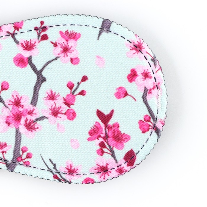 Маска для сна «Цветущая вишня», 19.3 х 9.5 см, цвет голубой Маска для сна «Цветущая вишня», 19.3 х 9.5 см, цвет голубой