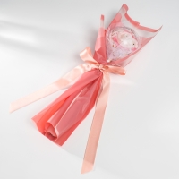 Букет из мыльных лепестков "Роза в шарике" розовый 8,5х8,5х36 см Букет из мыльных лепестков "Роза в шарике" розовый 8,5х8,5х36 см