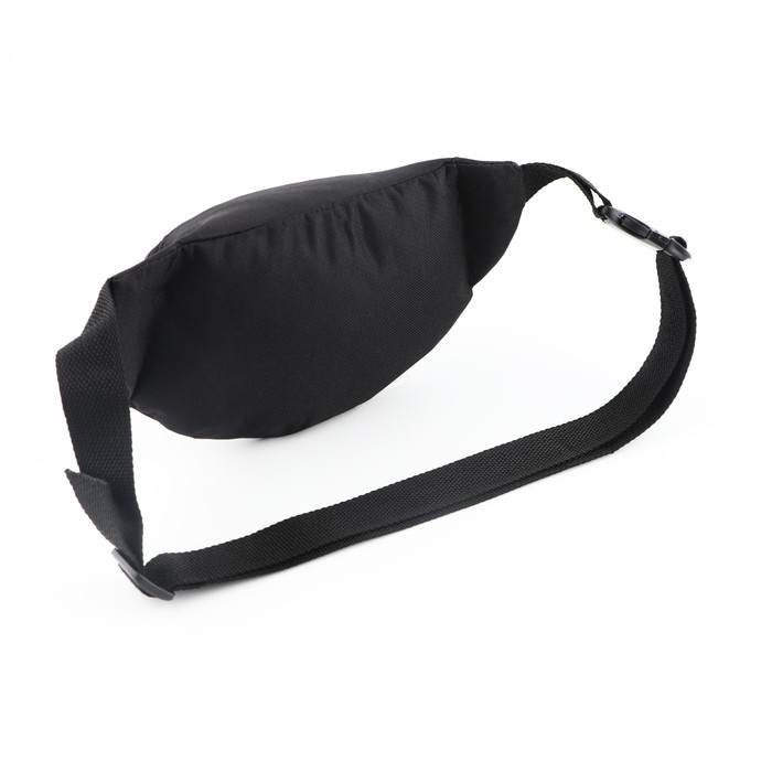 Сумка поясная «Душнила», 32х8х15 см, отдел на молнии, наружный карман, цвет чёрный Сумка поясная «Душнила», 32х8х15 см, отдел на молнии, наружный карман, цвет чёрный