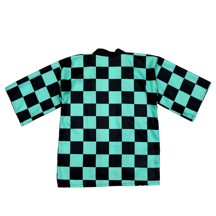 Карнавальное хаори «Демонический клинок», р. 44-46 (M), цвет чёрно-зелёный Карнавальное хаори «Демонический клинок», р. 44-46 (M), цвет чёрно-зелёный