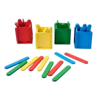 Игра развивающая деревянная &laquo;Палочки в стаканчиках&raquo;