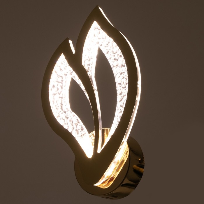 Бра 1830/1GD LED 24Вт 4000К хромированное золото 17х7,5х28 см Бра 1830/1GD LED 24Вт 4000К хромированное золото 17х7,5х28 см