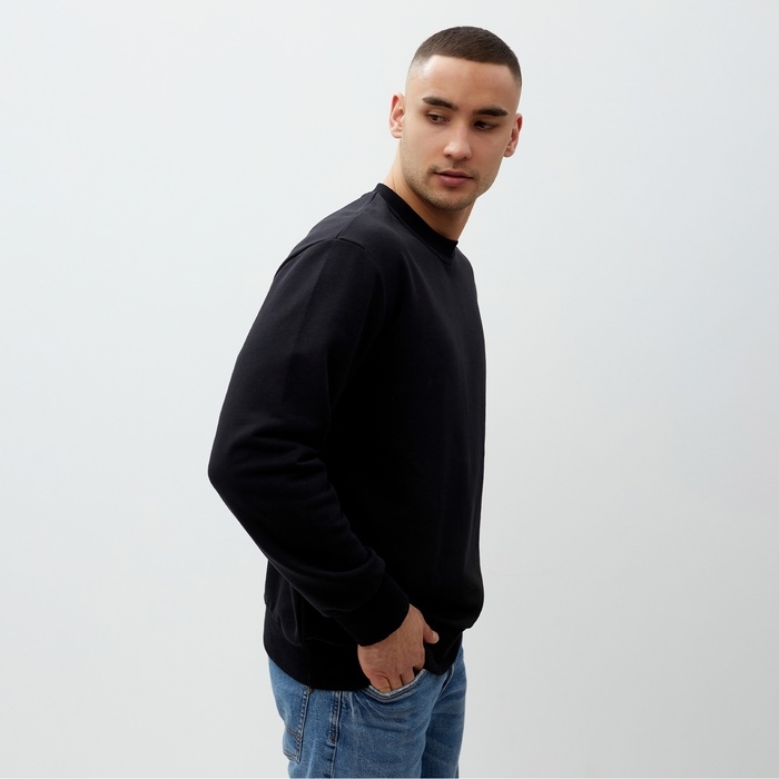 Джемпер мужской MINAKU: Basic line MAN  , цвет черный, р-р 46