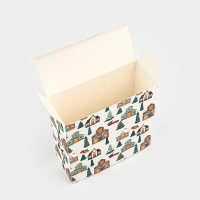 Коробка новогодняя складная &laquo;Новогодний город&raquo; 18.4 х 30.4 х 7.3 см, Новый год