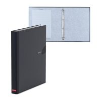 Папка на 4 кольцах А4, ErichKrause Work inside, 35 мм, 1750 мкм, черная Папка на 4 кольцах А4, ErichKrause Work inside, 35 мм, 1750 мкм, черная