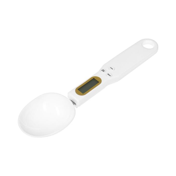 Мерная ложка Luazon LV-507, электронные, до 0.5 кг, белая Мерная ложка Luazon LV-507, электронные, до 0.5 кг, белая