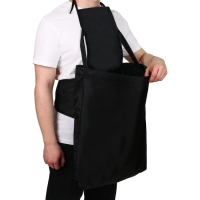 Фартук для сбора урожая, один карман на молнии, чёрный, &laquo;Кенгуру&raquo;, Greengo