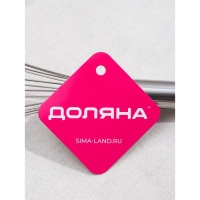 Венчик для взбивания Доляна &laquo;Стандарт&raquo;, 25&times;5,5 см, цвет серебристый