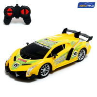 Машина радиоуправляемая «Суперкар», на батарейках, цвет жёлтый Машина радиоуправляемая «Суперкар», на батарейках, цвет жёлтый