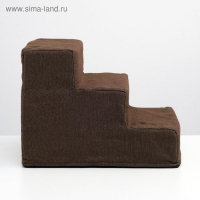 Лесенка для животных "Пижон", рогожка, 34 х 40 х 30 см, коричневая Лесенка для животных "Пижон", рогожка, 34 х 40 х 30 см, коричневая