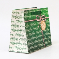 Пакет ламинированный &laquo;С новым годом!&raquo;, MS 23 &times; 18 &times; 10 см