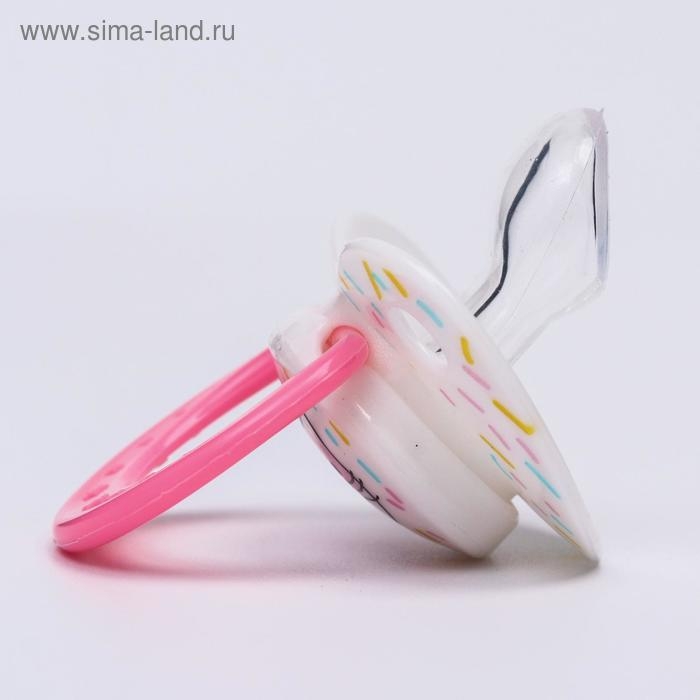 Соска - пустышка силиконовая ортодонтическая &laquo;Кошечка&raquo;, от 3 мес., цвет МИКС