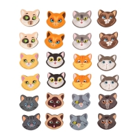 Игра настольная мемо «Коты» Far far land wood (24 фишки в коробке) Игра настольная мемо «Коты» Far far land wood (24 фишки в коробке)