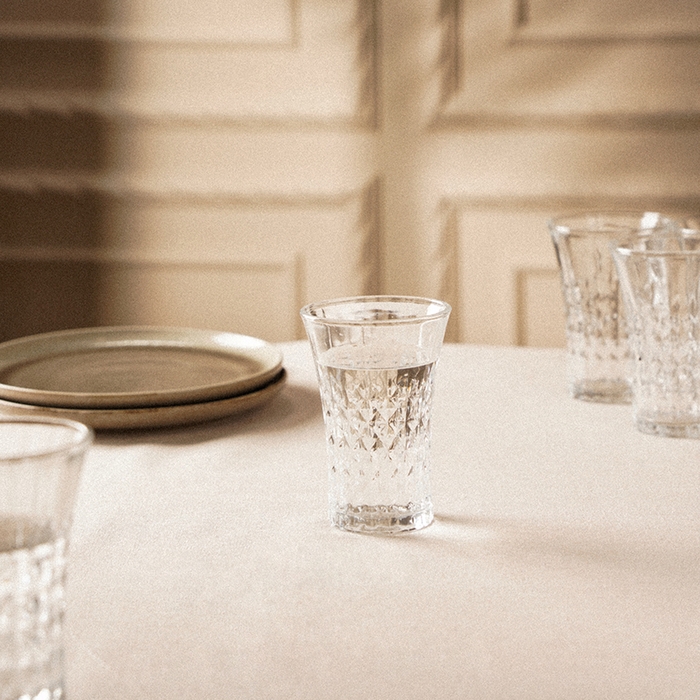 Набор стаканов стеклянный SL Home &laquo;Винтаж&raquo;, 260 мл, 7,6&times;12,8 см, цвет прозрачный