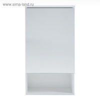 Зеркало-шкаф для ванной комнаты "Вега 4002" белое, 40 х 13,6 х 70 см