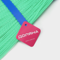 Метла пластиковая Доляна, 138&times;26 см, металлический черенок