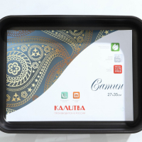 Противень &laquo;Экономика&raquo;, 27&times;35 см, h= 6 см, антипригарное покрытие, цвет синий