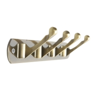 Вешалка ТУНДРА TVF002, металлическая, четырехрожковая, цвет бронза 857068 Вешалка ТУНДРА TVF002, металлическая, четырехрожковая, цвет бронза 857068