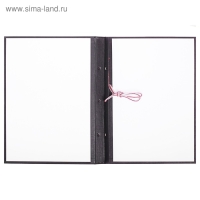 Папка "Дипломная работа" А4, бумвинил, гребешки/сутаж, (без бумаги) чёрная 10ДР01