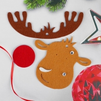 Набор для творчества - создай ёлочное украшение из фетра &laquo;Милый олень&raquo;