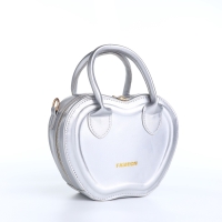 Сумка женская кросс-боди на молнии, цвет серебряный Сумка женская кросс-боди на молнии, цвет серебряный