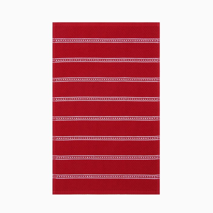 Новый год. Полотенце Этель, цв. красный, 38х63 см, 100% хл, махра