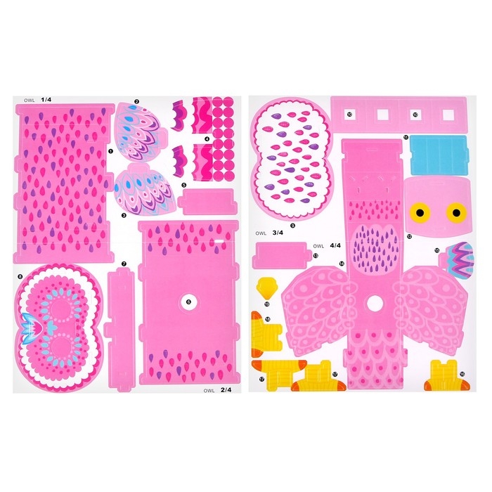 Набор для творчества создние 3D фигурки &laquo;Сова&raquo;