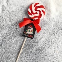 Леденец на палочке &laquo;Мопс&raquo;: со вкусом клубники, 15 г