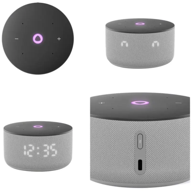 Умная колонка &laquo;Яндекс Станция Мини 3&raquo;, серая