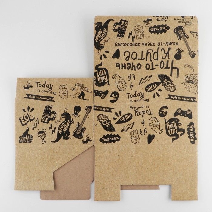 Коробка‒пенал, упаковка подарочная, &laquo;Что-то очень крутое&raquo;, 30 х 23 х 12 см