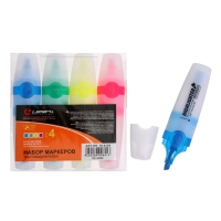 Набор маркеров текстовыделителей 4 цвета, 5.0 мм, PP Lamark Набор маркеров текстовыделителей 4 цвета, 5.0 мм, PP Lamark