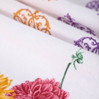 Скатерть - дорожка на стол Медальоны 40х150см, рогожка, хлопок 100% Скатерть - дорожка на стол Медальоны 40х150см, рогожка, хлопок 100%