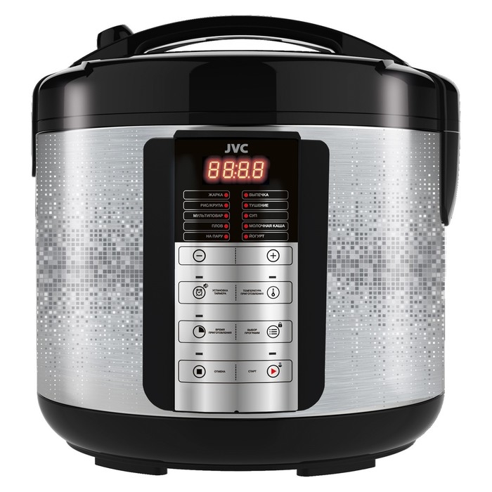 Мультиварка jvc JK-MC500, 860 Вт, 5 л, 11 программ, серебристо-чёрный Мультиварка jvc JK-MC500, 860 Вт, 5 л, 11 программ, серебристо-чёрный