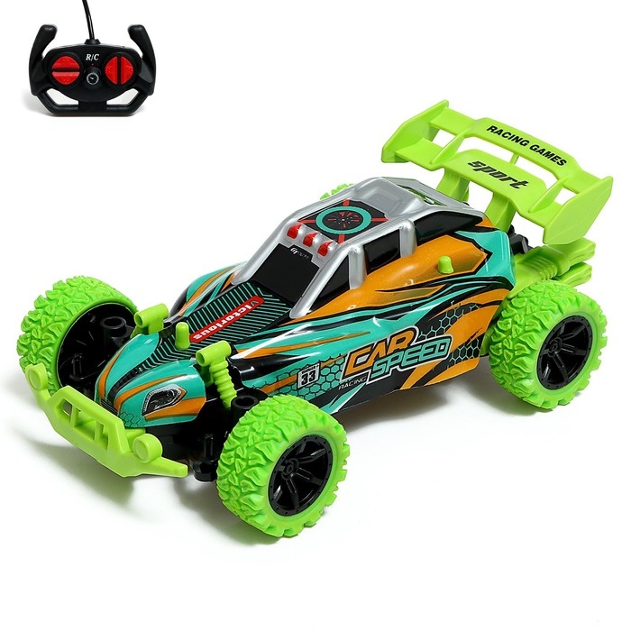 Машина радиоуправляемая &laquo;Формула&raquo;, свет, с аккумулятором, цвет зелёный