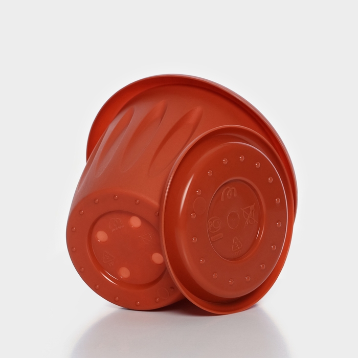 Горшок с поддоном «Фелиция», 400 мл, цвет терракотовый Горшок с поддоном «Фелиция», 400 мл, цвет терракотовый