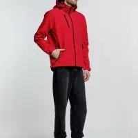 Куртка софтшелл мужская Zagreb, красная, размер S