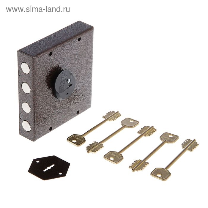 Замок накладной Замок накладной "Сенат", ЗН 4-ГС 1 (002), 5 ключей