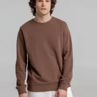 Свитшот унисекс BNC Inspire (Organic), коричневый (мокко), размер XS