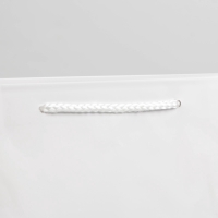 Пакет подарочный ламинированный, упаковка, &laquo;Белый&raquo;, ML 21 х 25 х 8 см