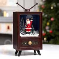 Светодиодная фигура &laquo;Телевизор&raquo; 14 &times; 24 &times; 10 см, пластик, батарейки ААх3 (не в комплекте), USB, свечение белое