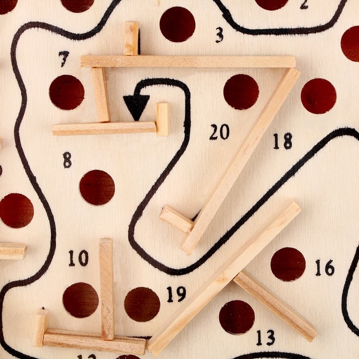 Головоломка &laquo;Лабиринт&raquo;, 20 отверстий, шарик в комплекте