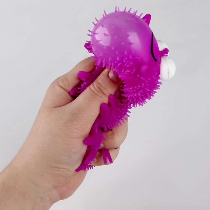 Мяч детский резиновый ёжка световой «Гусеница», цвета МИКС , в шоубоксе Мяч детский резиновый ёжка световой «Гусеница», цвета МИКС , в шоубоксе