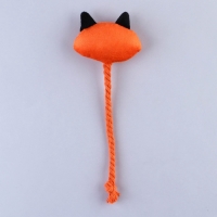 Игрушка для собак &laquo;Лисенок&raquo;, с канатом